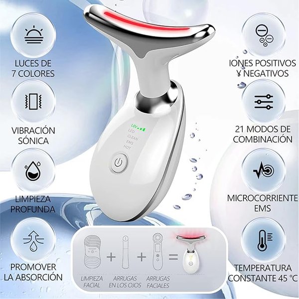 Masajeador Facial Y De Cuello Rejuvenecedor ❇️✨