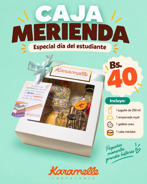 CAJA DE MERIENDA ESTUDIANTES