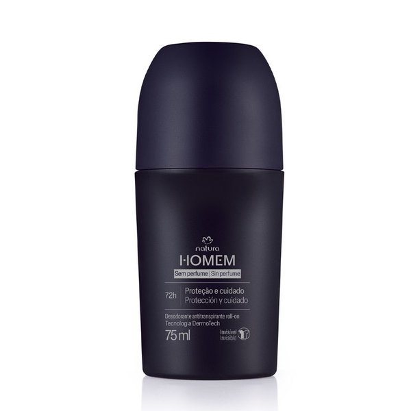 Desodorante Antitranspirante Roll-On Natura Homem Sem Perfume