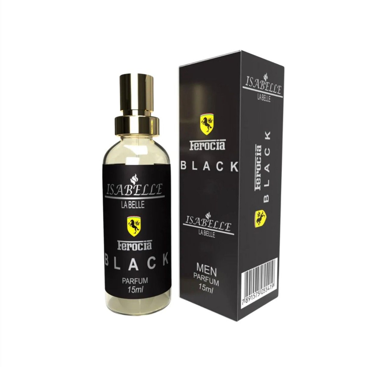 FEROCIA BLACK MEN 15ML - ISABELLE LA BELLE