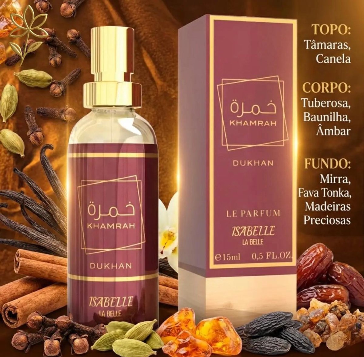 Khamrah Dukhan 15ml - Isabelle La Belle - 2