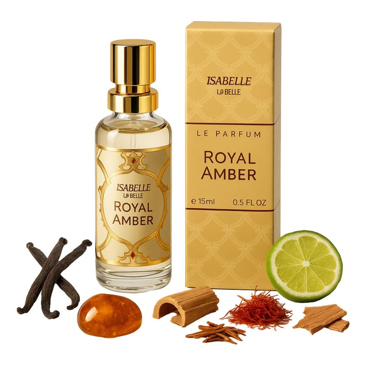 ROYAL AMBER EAU DE PARFUM 15ML ORIGINAL DA ISABELLE LA BELLE