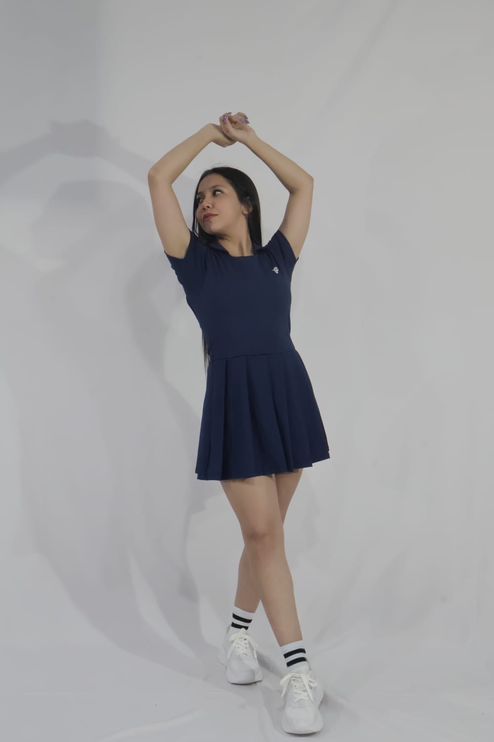 Vestido pádel con falda plisada - 3