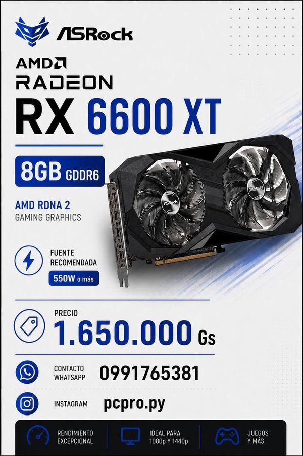 RX 6600 XT ASRock Challenger