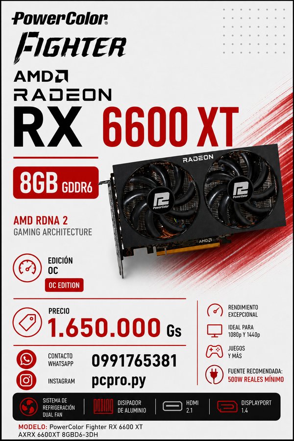 RX 6600 XT PowerColor Fighter OC