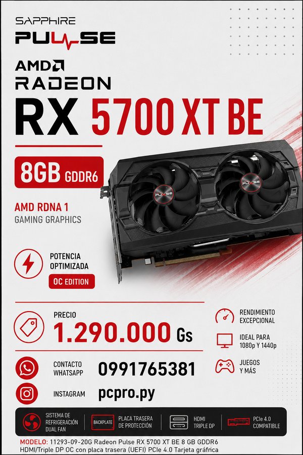 RX 5700 XT Sapphire Pulse BE