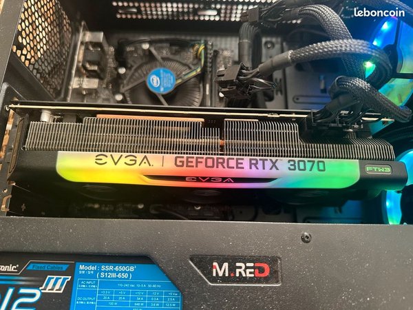 Tarjeta grafica EVGA RTX 3070  EVGA FTW3 – 8GB 