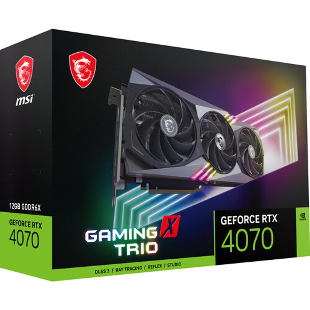TARJETA RTX 4070 MSI GAMING X TRIO - 4