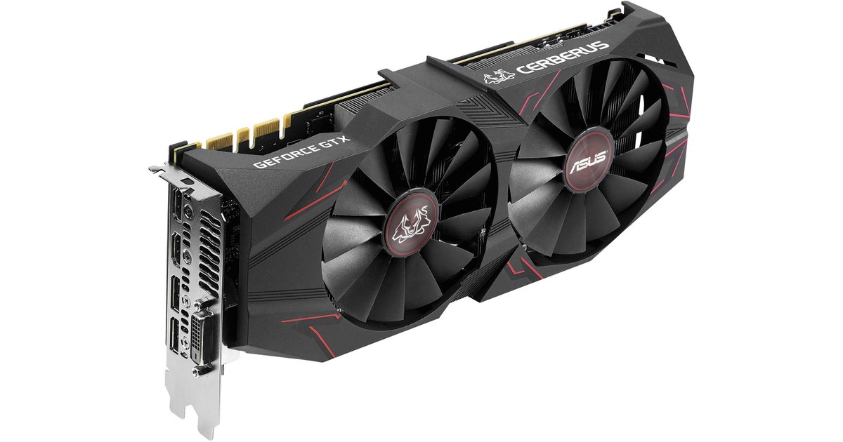 Tarjeta grafica GTX 1070 TI - Asus cerberus 8GB - 4