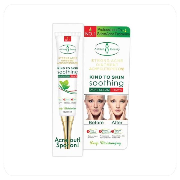  Aichun Beauty Strong Acne Ointment - Acne Out! Spot On! 