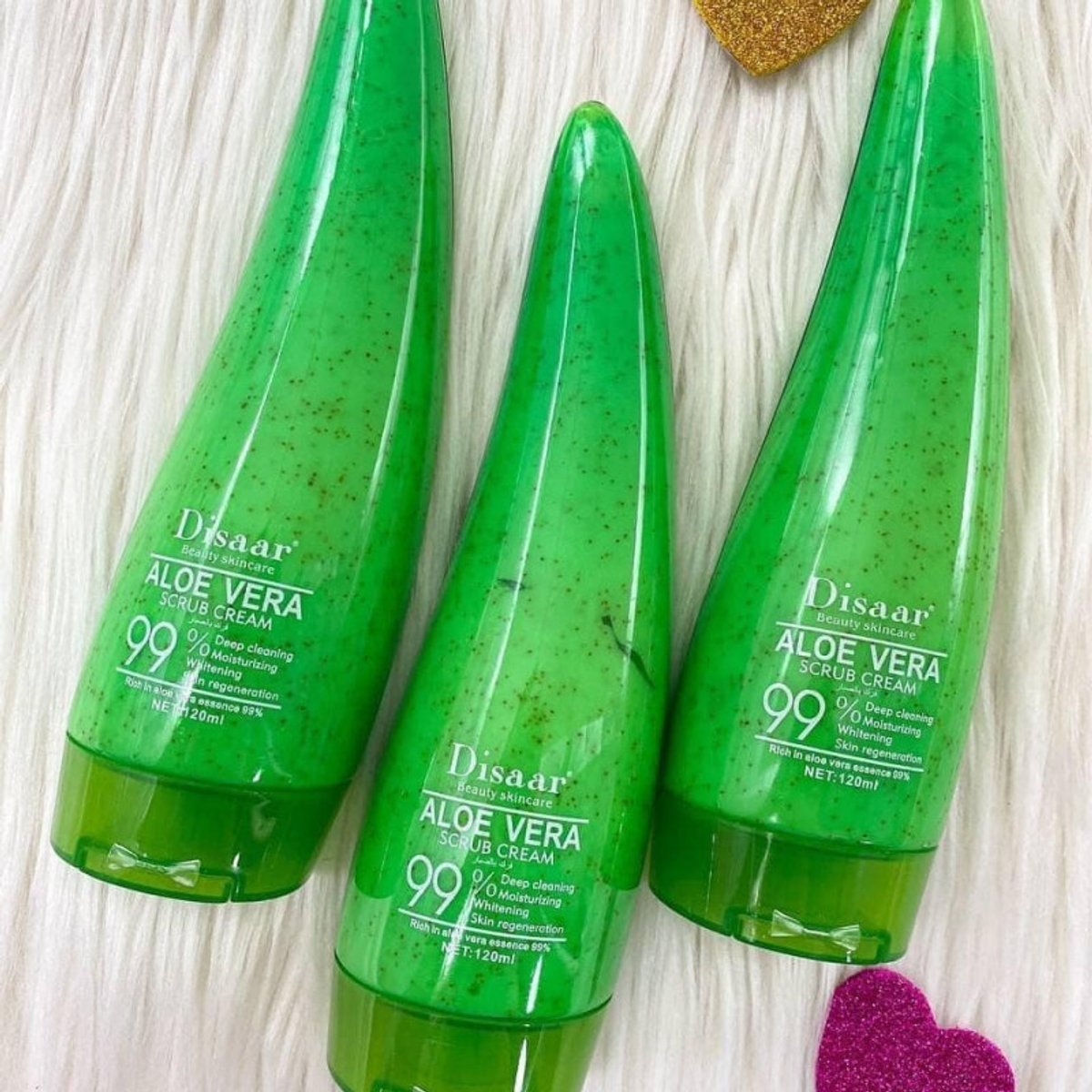 DISAAR ALOE VERA 99% SCRUB CREAM 120ML - 3