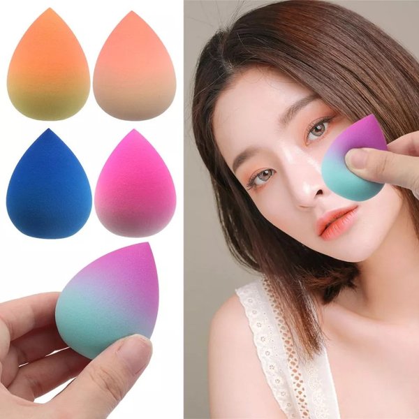 ESPONJA PARA MAQUILLAJE DE COLOR DEGRADADO 