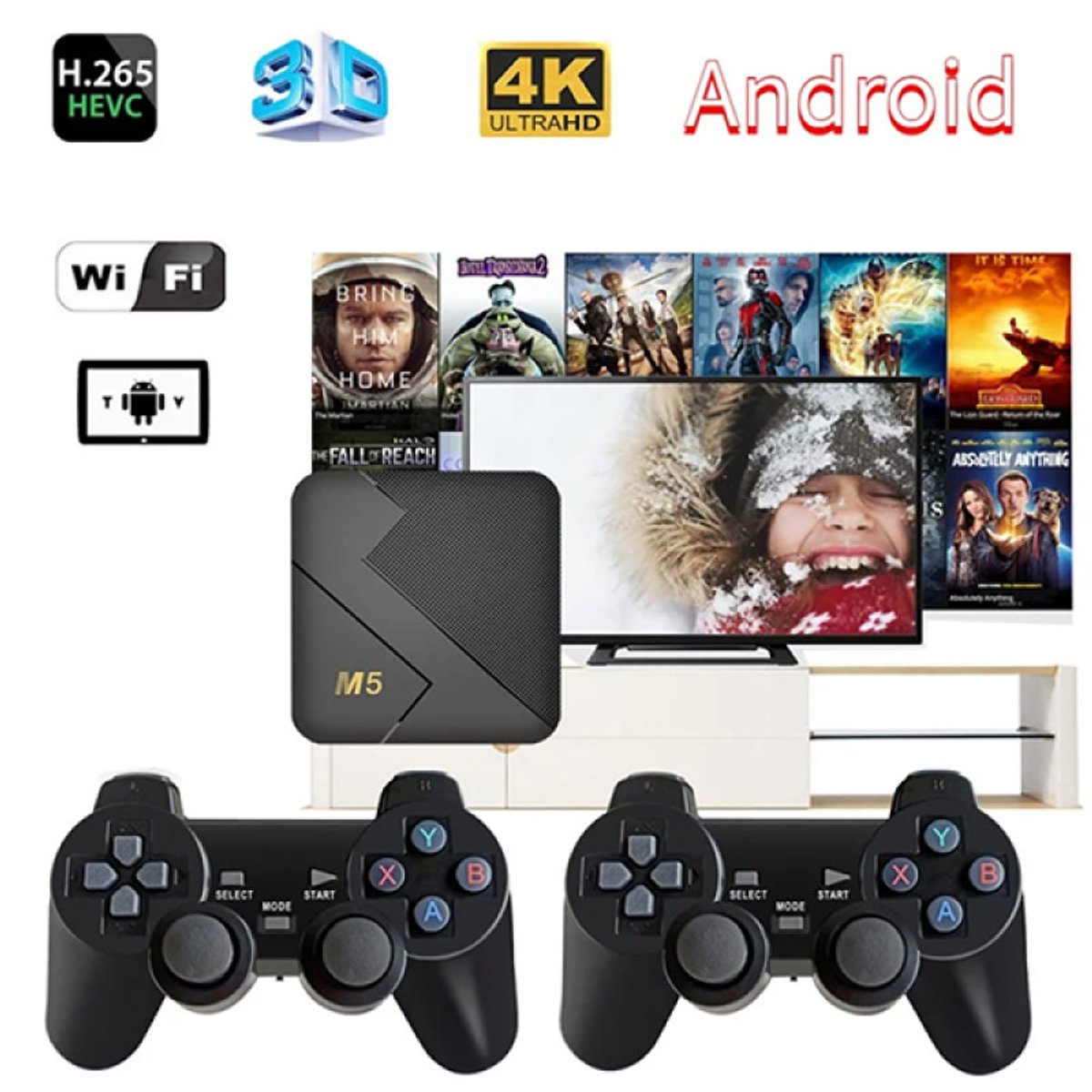 Game Stick TV Box M5 Android TV  - 2
