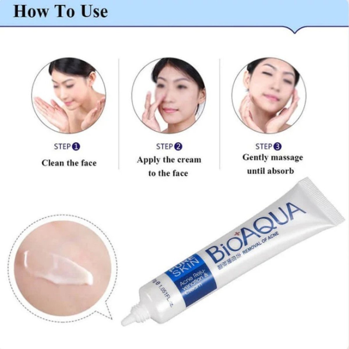 BIOAQUA ACNE REMOVING AND REJUVENATING CREAM - 3