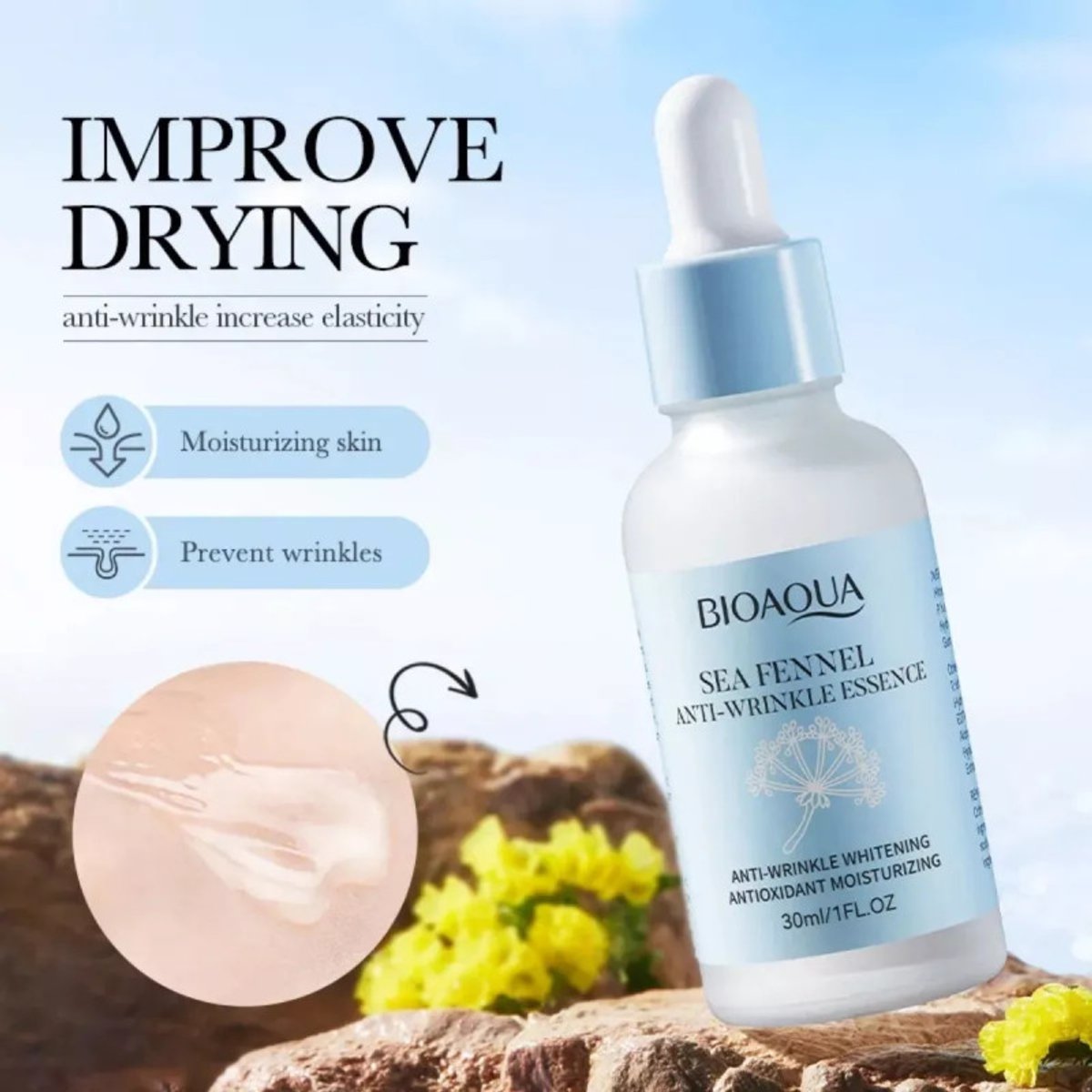 Sérum BIOAQUA Sea Fennel Hyaluronic Acid (Anti-Wrinkle Essence) - 3