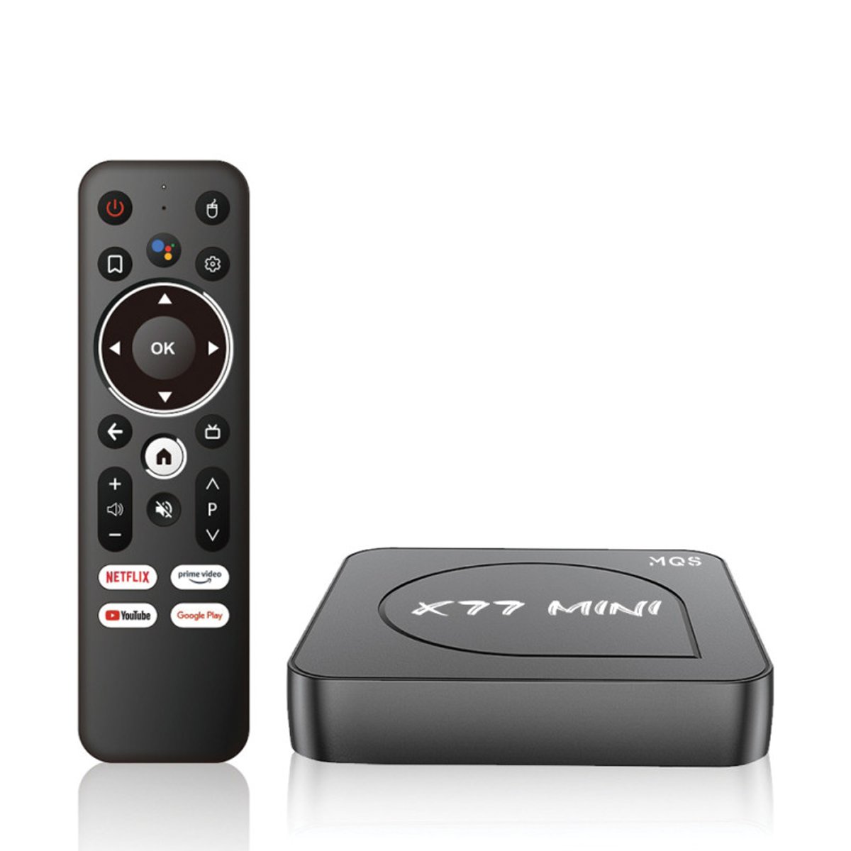 Receptor TV Box MQS X77 Mini / 4K / 64GB / 256GB / WiFi / Android 10 - Negro - 2