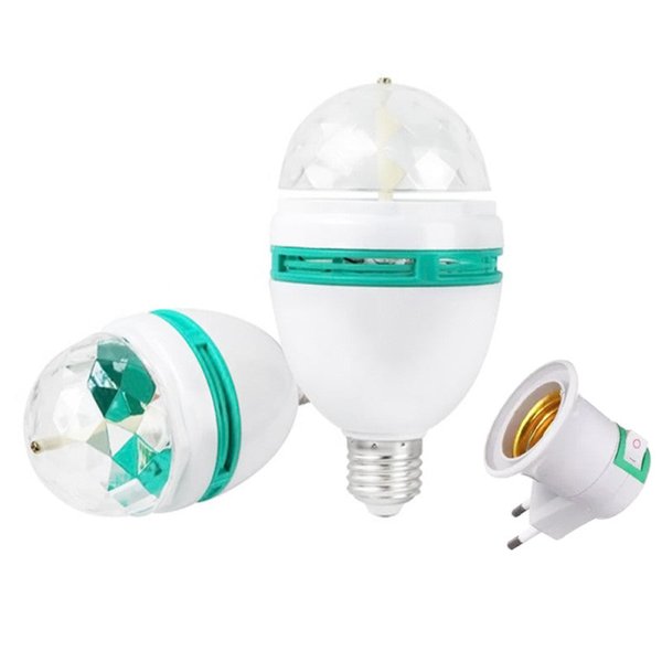 Foco led Giratorio colorido..