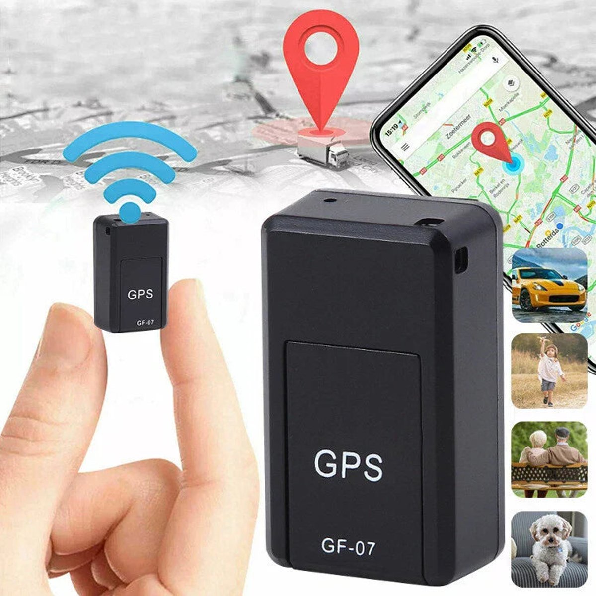 Rastreador GPS Portátil GF-07 GSM 3G/4G - 2