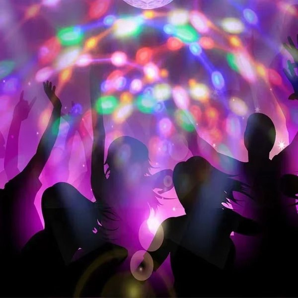 Foco led Giratorio colorido..