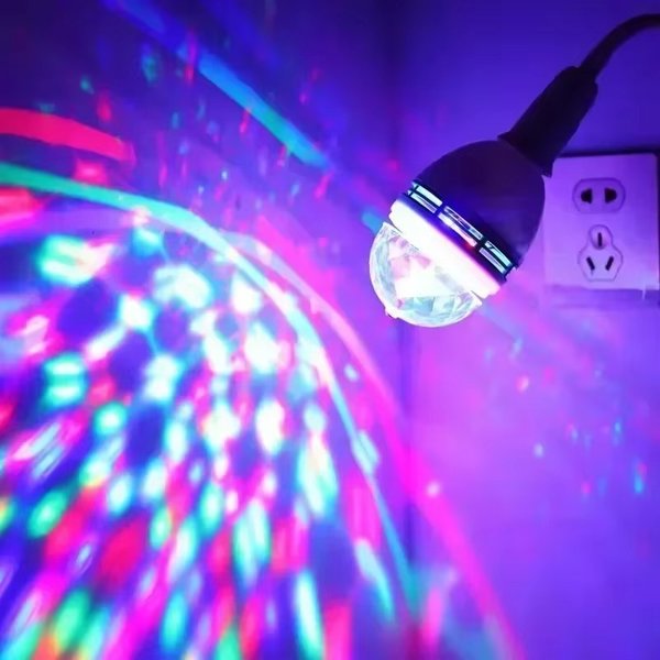 Foco led Giratorio colorido..