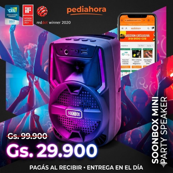 Mini Speaker portátil Soonbox..