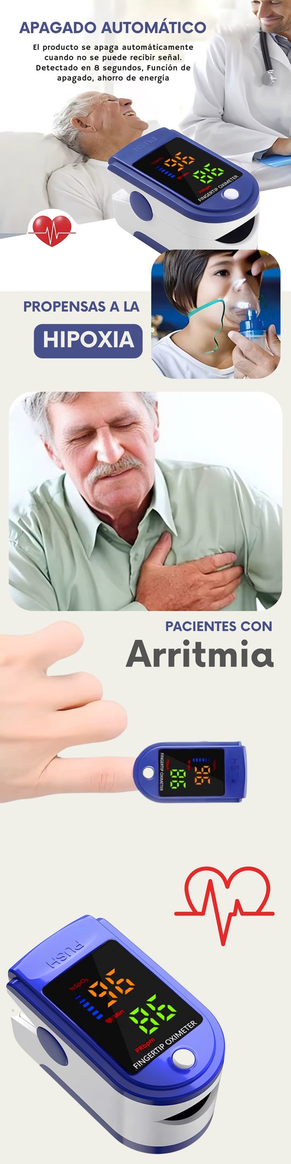 Oximetro Para El Dedo..