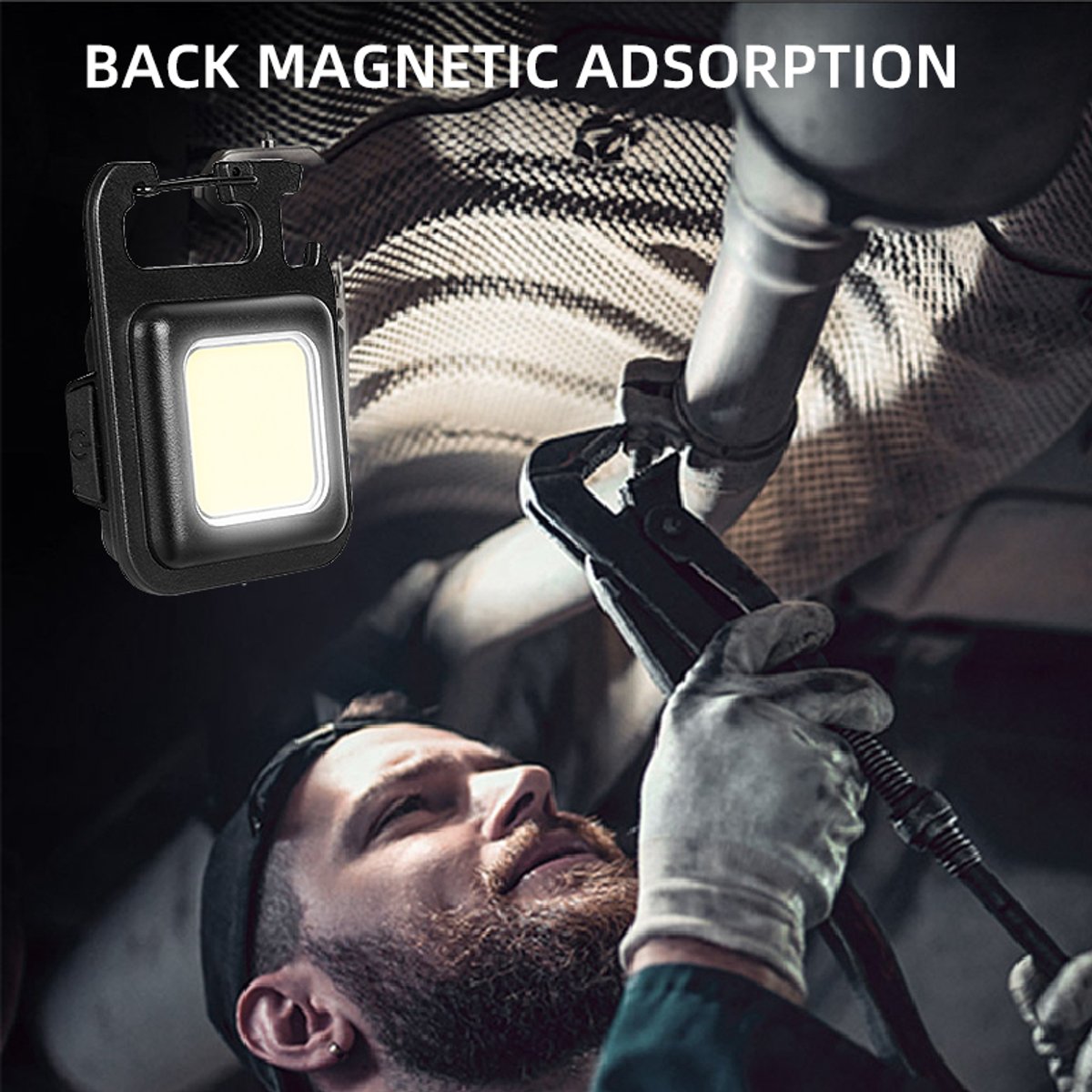 • Mini Linterna Táctica LED de Llavero Wolulu Recargable - 3