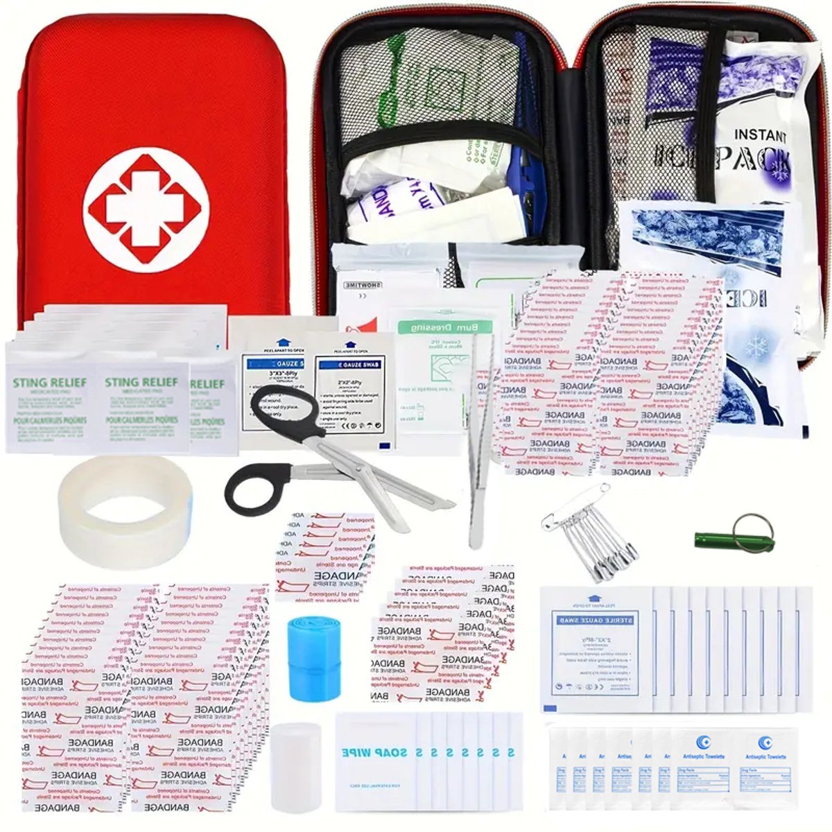 • Kit de Primeros Auxilios Completo para Viaje (36 Piezas) - 2