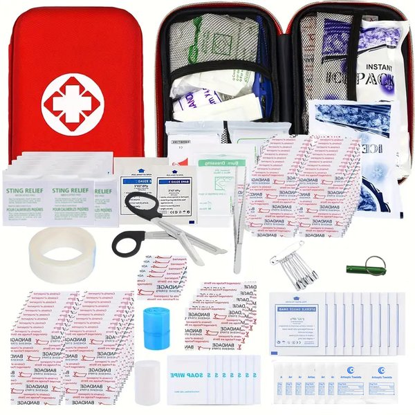 • Kit de Primeros Auxilios Completo para Viaje (36 Piezas)