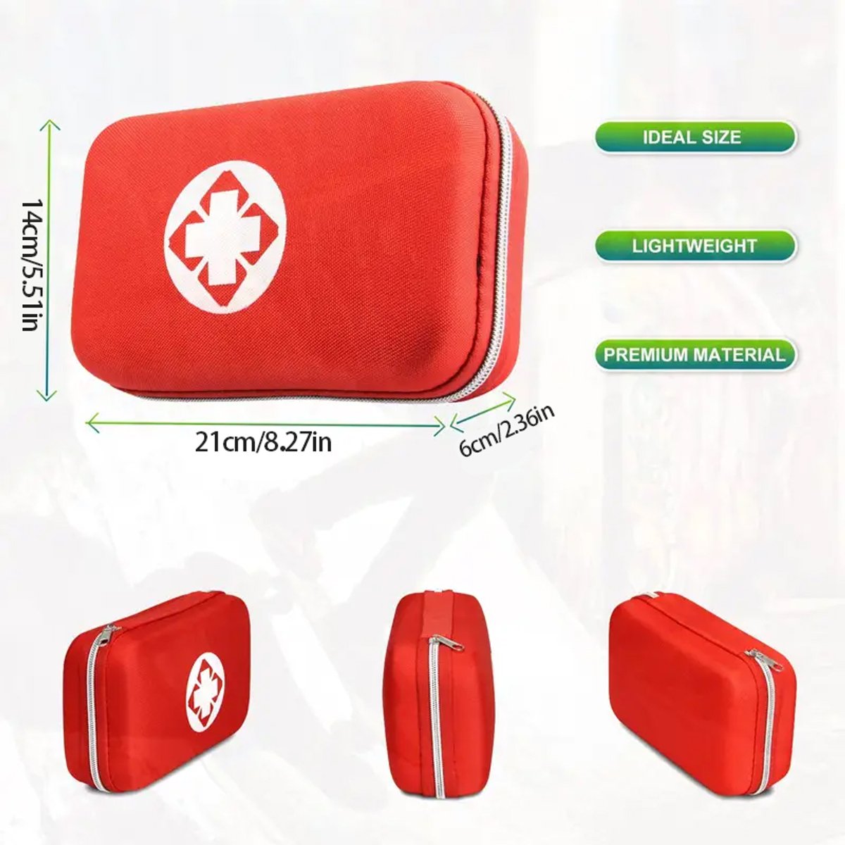 • Kit de Primeros Auxilios Completo para Viaje (36 Piezas) - 4