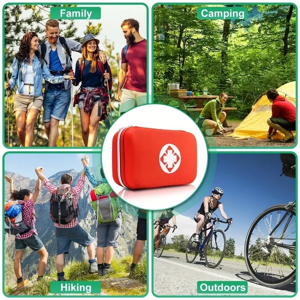 • Kit de Primeros Auxilios Completo para Viaje (36 Piezas)