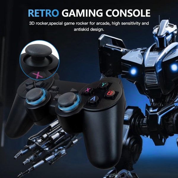 Consola Blulory Game Stick Lite 4K con 2 Mandos Inalámbricos