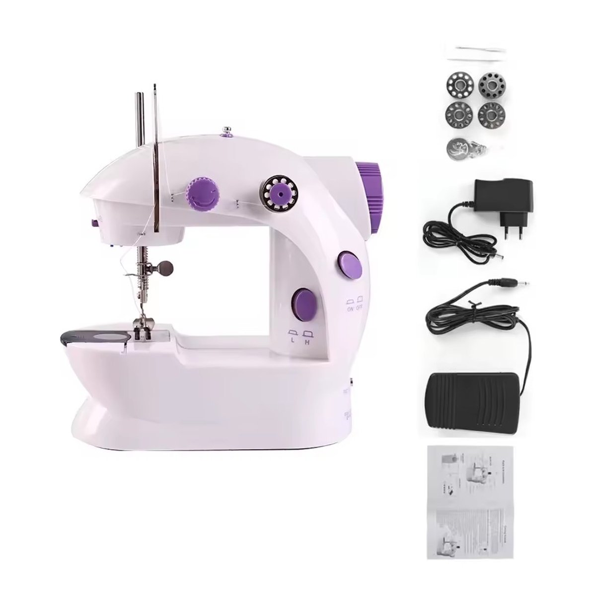 • Mini Máquina de Coser Portátil Confortable SM-202A - 7