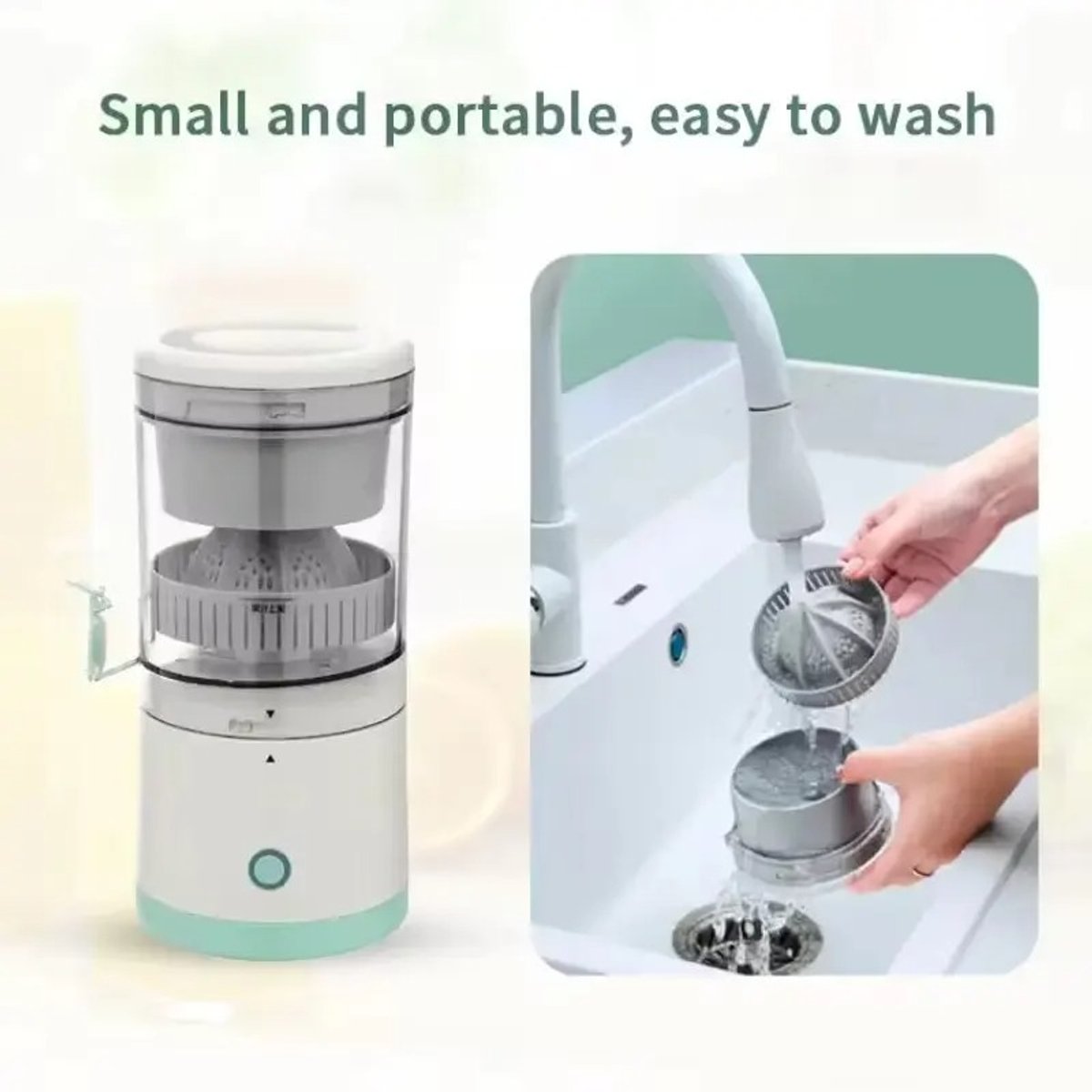 • Exprimidor de Cítricos Eléctrico Recargable Inalámbrico - 7