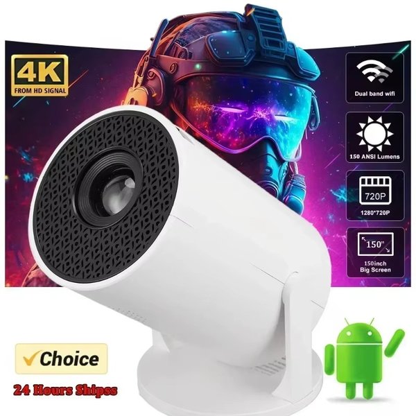 Proyector Portátil Inteligente HY300 de Alta Definición
