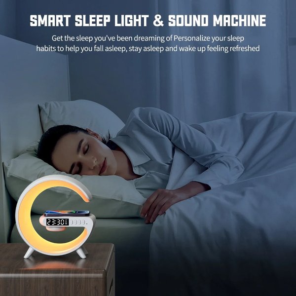 • Lámpara de Mesa G63 Smart Light Sound Machine Negra