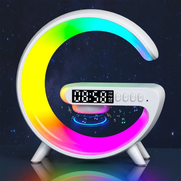 • Lámpara de Mesa G63 Smart Light Sound Machine Negra