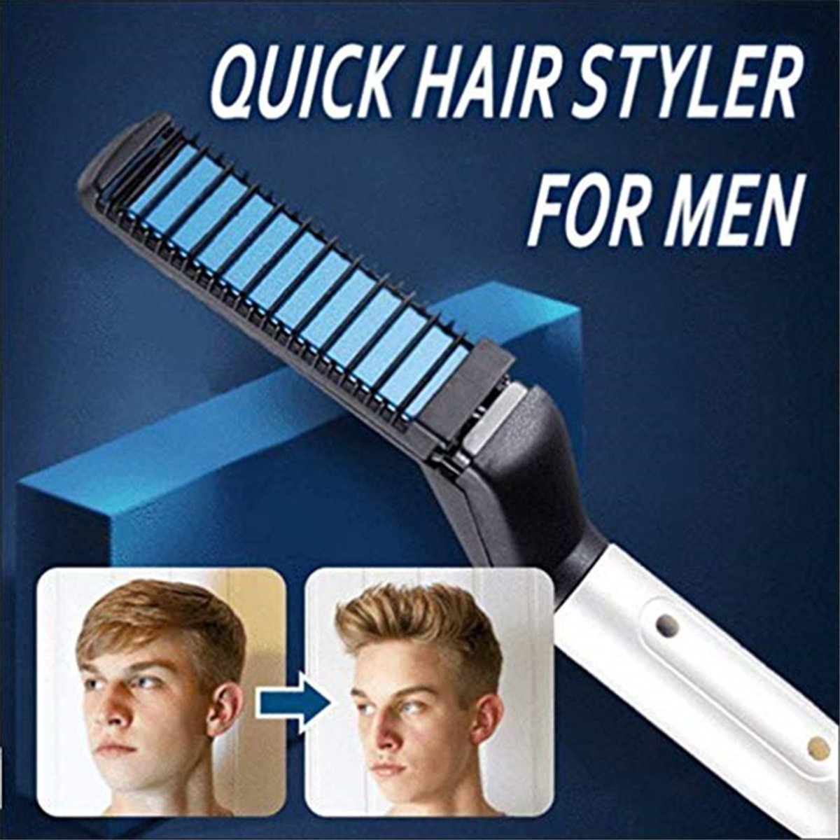 • Cepillo Alisador de Cabello y Barba For Beaut FB161 - 2