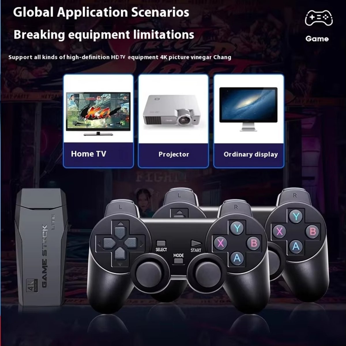 Consola Retro Game Stock Lite +2 Controles