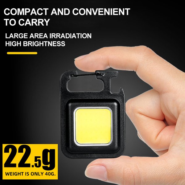 • Mini Linterna Táctica LED de Llavero Wolulu Recargable