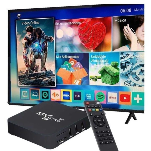 Tv Box MXQ Pro 4K / 8GB+128GB Android