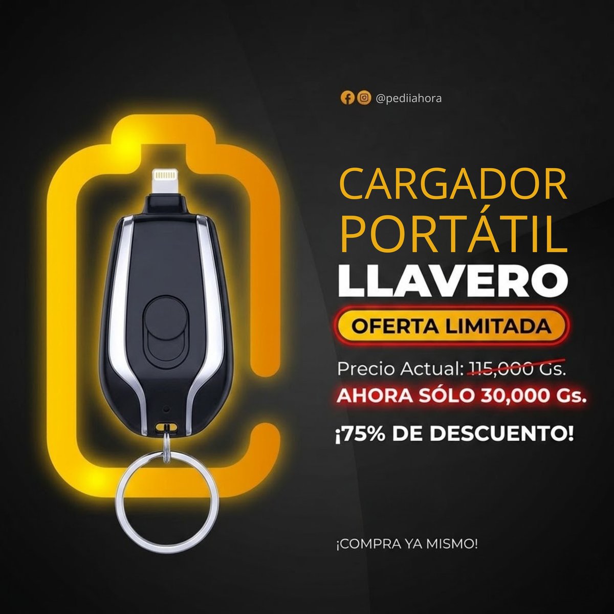 KeyCharge 1500 – Mini Cargador Portátil USB-C / iPhone. - 2