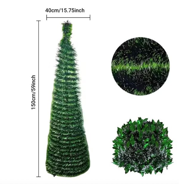 Arbol de navidad plegable