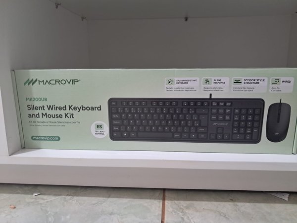 Teclado + Mouse silenciosos