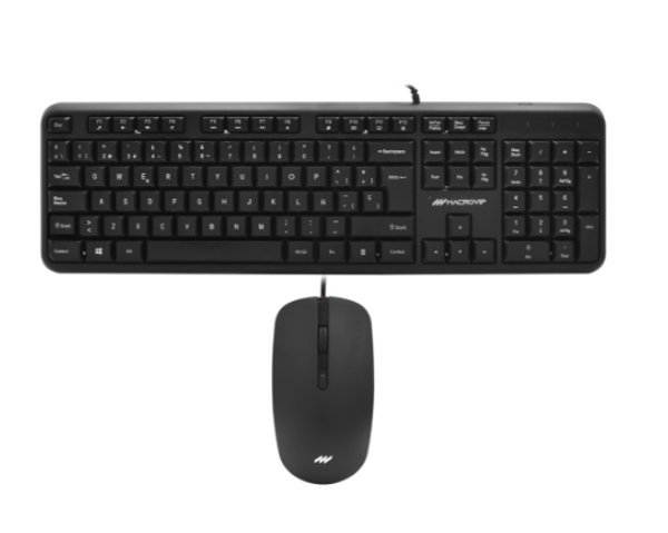 Kit Teclado + mouse silencioso Macrovip