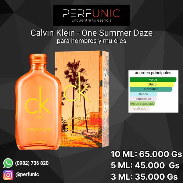 CK ONE SUMMER DAZE