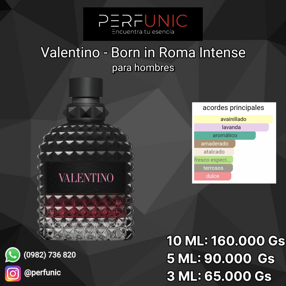 Valentino Born in Roma Intense