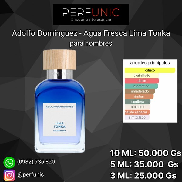 Adolfo Dominguez Agua Fresca Lima Tonka