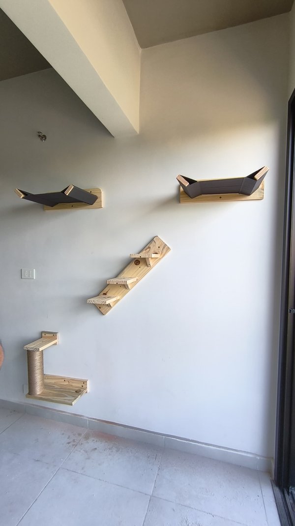 Circuito de Pared para 2 gatos