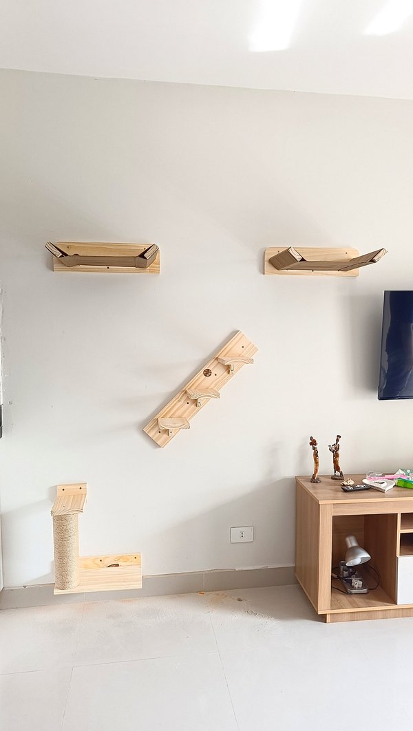 Circuito completo de Pared para 2 Gatos 